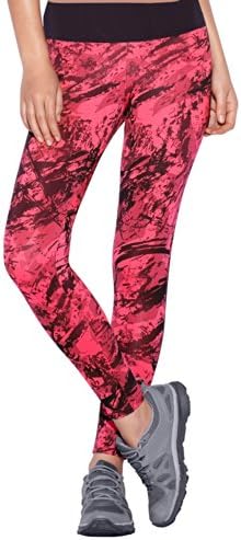 Haby Women's Leggings Fitted Pants Gym Workout Running Tights Wide Waistband