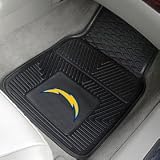 San Diego Chargers Heavy Duty Vinyl Front Seat 2 Piece Car Mat Set