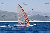 IMAGE OF Wallmonkeys Peel and Stick Wall Decals - Windsurf Kitesurf Background - 48