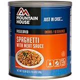 Mountain House, Spaghetti with Meat Sauce
