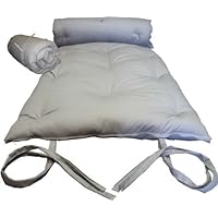 Brand New Gray Traditional Japanese Floor Futon Mattresses, Foldable Cushion Mats, Yoga, Meditaion.