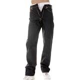 RMC Martin Ksohoh WHITE PAINTED LOGO 1001 slim fit jeans REDM0444