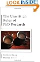 The Unwritten Rules of Phd Research