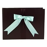 Darling Duo Guest Book - Brown/ Aqua