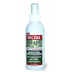 Tecnu Rash Relief Medicated Anti-itch Scar Prevention Spray Bottle, 6-Ounce by GRABBER OUTDOORS