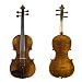 Cecilio CVA-600 16-Inch Ebony Fitted Highly Flamed 1-Piece Back Intermediate Solid