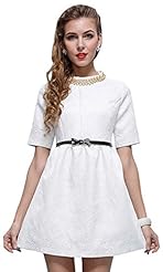 General Print Draped Jacquard Spring 2015  Dress