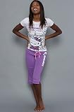 Hello Kitty Intimates The Side By Side Kitty PJ Set in Purple,Sleepwear for Women