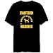 New Protected By Harrier Parking Sign Dogs Mens T-Shirt (Black, Sizes X-Small - XXX-Large)