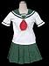Japanese Anime InuYasha Cosplay Costume - Higurashi Kagome Summer Uniform Medium