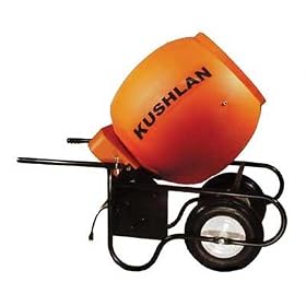 Kushlan Mixer Concrete Mixer 3.5 Cu FT Capacity #600W by Kushlan