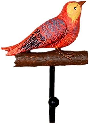 Zaray Store 6" Bird Shaped Rural Style Modern Design Resin Wall Hook,Set of 3