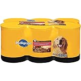 Pedigree Wet Foods Traditional 6 Count Ground Dinner Chopped Beef for Pets