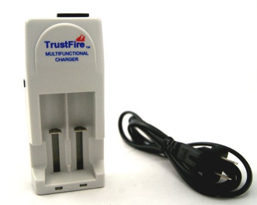 Trustfire Multifunctional Universal Lithium Ion Rechargeable Battery Charger for CR123A, 16340, 14500, 10400, or 18650