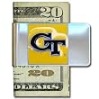 Georgia Tech Pewter Money Clip NCAA