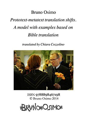 Prototext-metatext translation shifts. A model with examples based on Bible translation (Italian Edition)