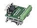 DB9 Male Breakout Board to Screw Terminals, with DIN Rail Clips