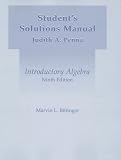 Introductory Algebra: Students Solutions Manual