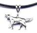 18 Black Irish Setter Necklace Sterling Silver Jewelry
