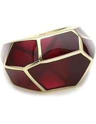 Isharya Louvre Colored Resin Ring, Size 7