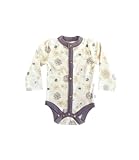 Finn+Emma フィン&エマ ロングスリーブボディースーツ オーガニックコットン100% 9-12ヶ月 フラワー G01-0201a