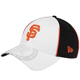 MLB New Era San Francisco Giants Tetrad Adjustable Hat - White-Black