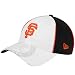 MLB New Era San Francisco Giants Tetrad Adjustable Hat - White-Black