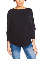 SO CACHEMERE Jersey Ninon (Azul Oscuro)