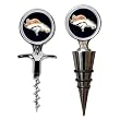 Denver Broncos NFL Cork Screw and Wine Bottle Topper Set by Great American Products