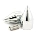 98-08 Yamaha YZF R6 R1 YZFR1 Chrome Spike Bar Ends