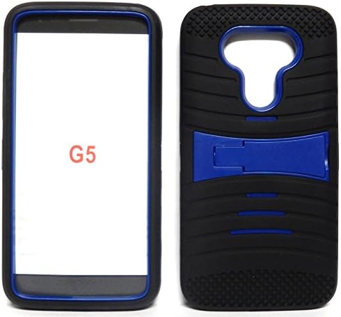 U-Case Hybrid Cover Case for { Other } LG G5 RS988 (Black &amp; Blue)