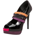 Ruthie Davis Sushi Rainbow Peep Toe Pump