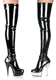 Thigh-High Boot With 5 3/4 Inch Heel.