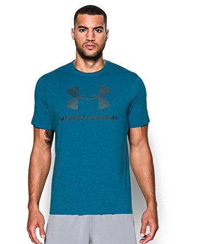 Under Armour Men's Sportstyle Logo T-Shirt, Peacock (779), X-Large