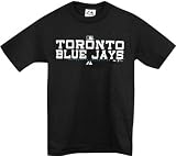 Toronto Blue Jays Official On-Field Youth Dedication T-Shirt, Size= X-Large