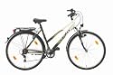 Texo Damen Trekking Fahrrad 28 Zoll Damen 21-Gang Shimano Kettenschaltung, gefedert