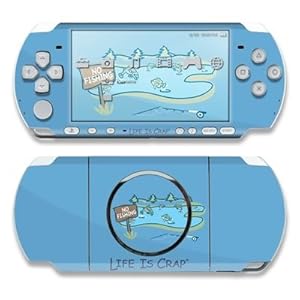 No Fishing Design Decorative Protector Skin Decal Sticker for Sony PSP 3000