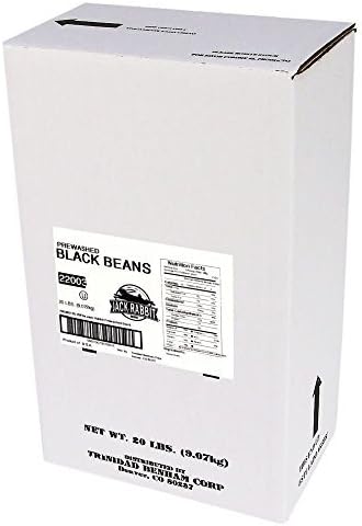 Jack Rabbit Prewashed Black Beans - 20 lb. package, 1 package per case by Trinidad Benham