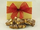 1 Lb Box Gourmet Macadamia Nut Toffee with Milk chocolate