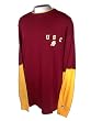 Russell Athletic USC Big & Tall Long Sleeve Hangdown Crew Tee Shirt