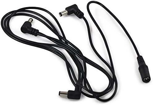 NW Music Company 1 To 3 Daisy Chain Cable For Guitar Effect Pedals &amp; Power Supply Splitter