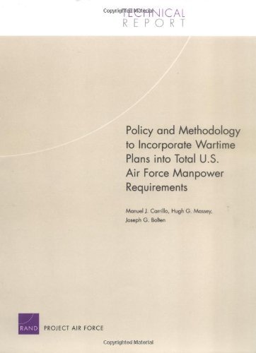 Policy and Methodology to Incorporate Wartime Plans into Total U.S. Air Force Manpower Requirements: TR-144-AF (Technical Report)