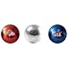 Chromax M1 Brilliant Metallic PATRIOTIC Colors Golf Balls - Mixed 3-Ball Tube