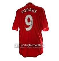 Liverpool shirt signed by Fernando Torres