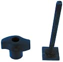 Thule 887 Adapter auf Aluschienenprofil für Skihalter 748