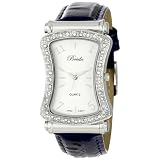 Breda Womens 2286-blue Dallas Rhinestone Bezel