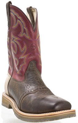 Double-H Men's Square Toe Steel Toe Roper Style: DH3568