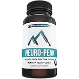 Natural Brain Function Support for Memory, Focus & Clarity - Mental Performance Nootropic - Physician-Formulated To Provide Optimum Blend Of St. John's Wort, DMAE, L-Glutamine & More
