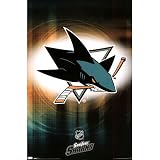 (22x34) San Jose Sharks Logo 2010 Sports Poster Print