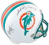 Mark Clayton Autographed/Hand Signed Miami Dolphins Greats Full Size Replica Helmet (3 signatures) w